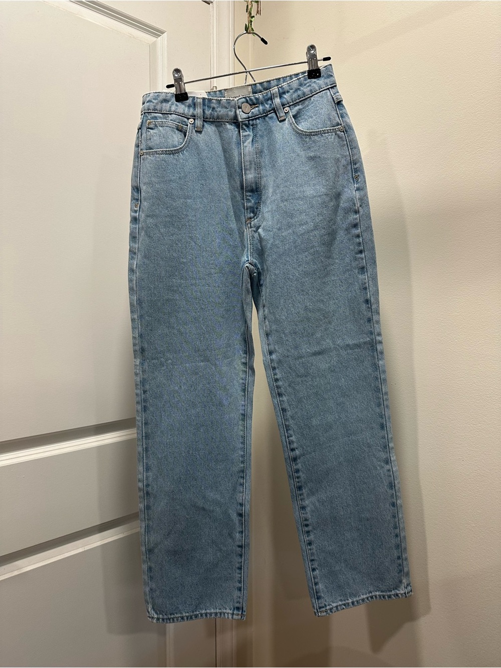 Abrand Light Blue Women's Straight Leg Jeans